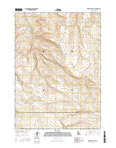 Twentymile Butte 2017 topographic map thumbnail