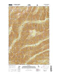 Twin Butte 2017 topographic map thumbnail
