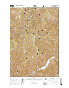 Ulysses Mountain 2017 topographic map thumbnail