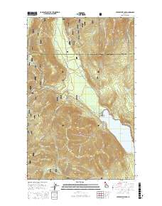 Upper Priest Lake 2017 topographic map thumbnail