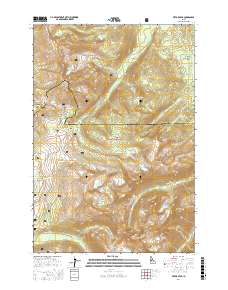 Victor Peak 2017 topographic map thumbnail