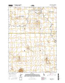 Wagon Butte 2017 topographic map thumbnail