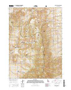 Wakley Peak 2017 topographic map thumbnail
