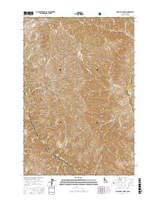 Wapshilla Creek 2017 topographic map thumbnail