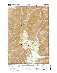 Warm Lake 2017 topographic map thumbnail