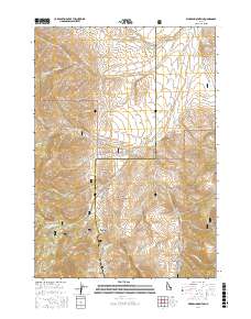 Warren Mountain 2017 topographic map thumbnail