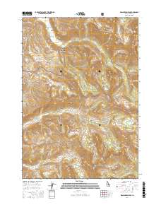 Washington Peak 2017 topographic map thumbnail