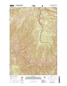 Waugh Mountain 2017 topographic map thumbnail