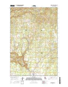 Weippe North 2017 topographic map thumbnail