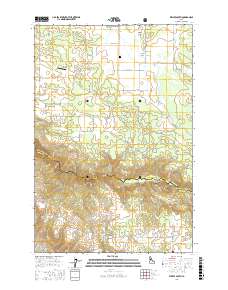 Weippe South 2017 topographic map thumbnail