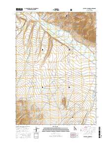 West of Leadore 2017 topographic map preview