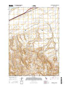 Wheatgrass Bench 2017 topographic map thumbnail