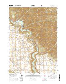 Wheaton Mountain 2017 topographic map thumbnail
