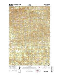 Whiskey Butte 2017 topographic map thumbnail