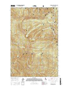 Widow Mountain 2017 topographic map thumbnail