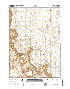 Wild Horse Butte 2017 topographic map thumbnail