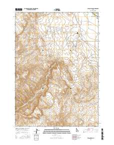 Wilson Peak 2017 topographic map thumbnail