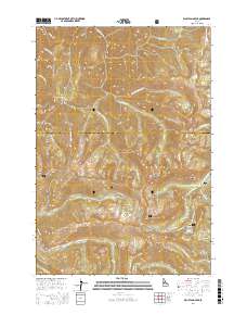 Wolf Fang Peak 2017 topographic map thumbnail