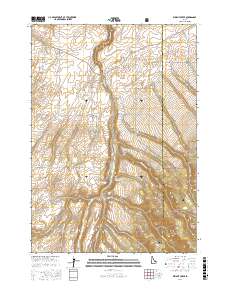 Wright Creek 2017 topographic map thumbnail