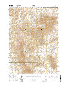 Yandell Springs 2017 topographic map thumbnail