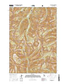 Yellow Peak 2017 topographic map thumbnail