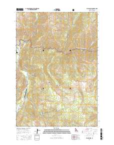 Yellow Pine 2017 topographic map thumbnail