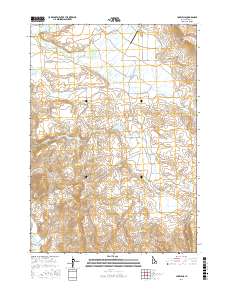 Lake Hills 2017 topographic map thumbnail