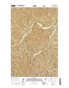 Lamb Peak 2017 topographic map thumbnail