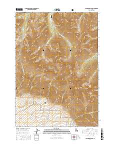 Leatherman Peak 2017 topographic map thumbnail