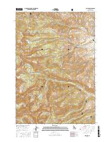 Lem Peak 2017 topographic map thumbnail
