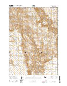 Lidy Hot Springs 2017 topographic map thumbnail