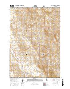 Little Antelope Flat 2017 topographic map thumbnail