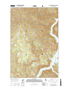 Little Green Mountain 2017 topographic map thumbnail