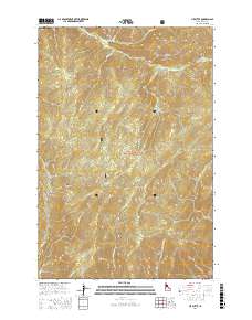 Liz Butte 2017 topographic map thumbnail