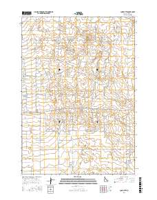 Lone Butte 2017 topographic map thumbnail