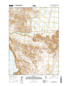 Magic Reservoir East 2017 topographic map thumbnail