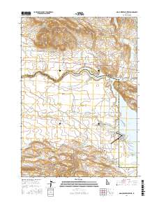 Magic Reservoir West 2017 topographic map thumbnail