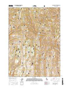 Mahogany Butte 2017 topographic map thumbnail
