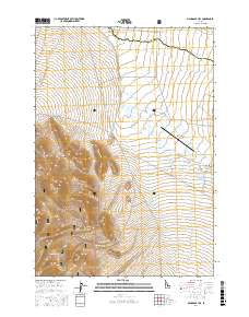 Mahogany Hill 2017 topographic map thumbnail