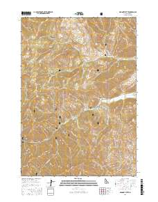 Mahoney Butte 2017 topographic map thumbnail
