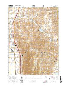Malad City East 2017 topographic map thumbnail