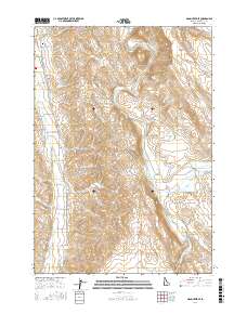 Mann Creek SE 2017 topographic map thumbnail