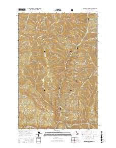 Mastodon Mountain 2017 topographic map thumbnail