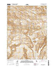 McHan Reservoir 2017 topographic map thumbnail