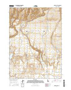 McKinney Butte 2017 topographic map thumbnail