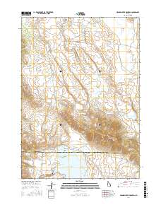 Meadow Creek Mountain 2017 topographic map thumbnail