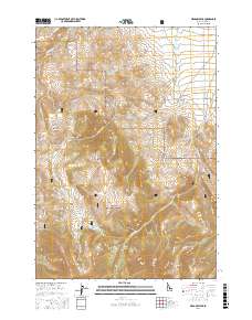 Meadow Peak 2017 topographic map thumbnail