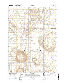 Melba 2017 topographic map thumbnail