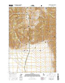 Methodist Creek 2017 topographic map thumbnail