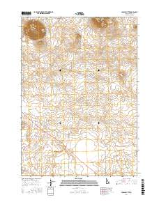 Middle Butte 2017 topographic map thumbnail